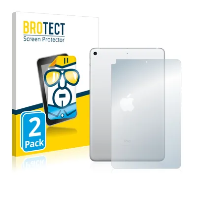 Produktbild von 2x Für Apple iPad Mini 5 2019 (Rückseite, 5. Gen.) Schutzfolie BROTECT Displayschutz Display Schutz Folie Klar Transparent