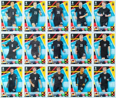 Image de Euro 2024 Topps Match Attax Complete Set Of 15 Cards Germany Team