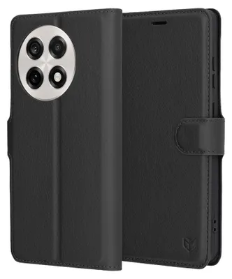 Obrázek produktu pro Techsuit – Kožené pouzdro typu folio pro OnePlus 13R – černé