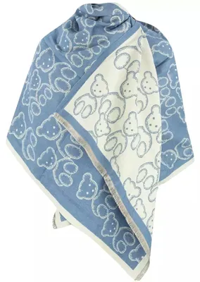 Produktbild von Agrafka Damen Schal mit Teddy-Muster, beidseitig, warm