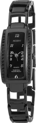 Produktbild von Akzent Damenuhr mit Metallarmband