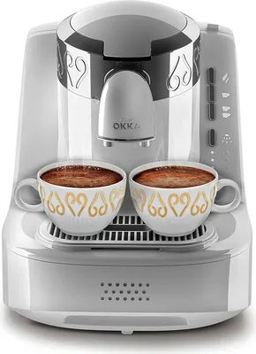 Produktbild von Arzum Okka Kaffemaschine Hochwertige Moderne Turkische Mokka Maschine Edelstahl OK002 weiß