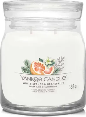 Produktbild von Yankee Candle White Spruce & Grapefruit, Zylinder, Weiß, 1 Stück(e)