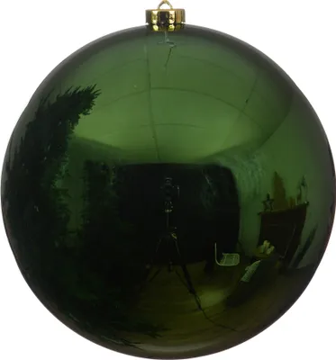 Produktbild von Grüne runde Kunststoffkugel, bruchsicher, 1 Stk., 14 cm