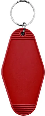 Produktbild von CombiCraft Hunter Hotel Schlüsselanhänger Rot, 45x88mm - 10 Stück