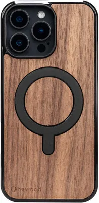Produktbild von Holzhülle für iPhone 16 Pro Max, Bewood Amerikanischer Nussbaum MagSafe