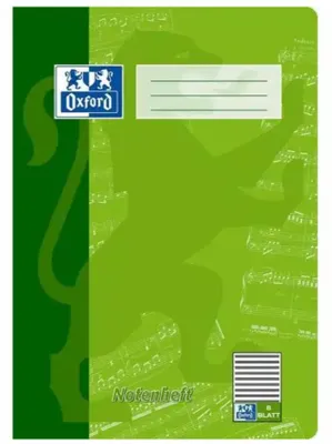 Produktbild von Oxford Notenheft 8 Blatt DIN A4