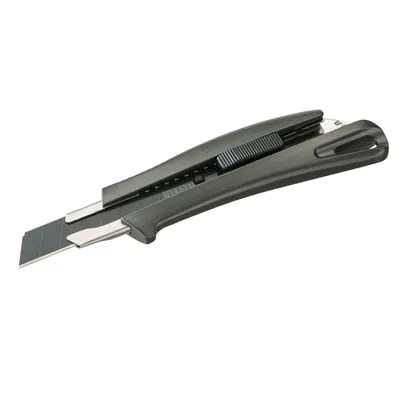 Produktbild von Stroxx Cuttermesser 18 mm Aluminiumgehäuse mit robuster Abbrechklinge, präzise Schneidleistung