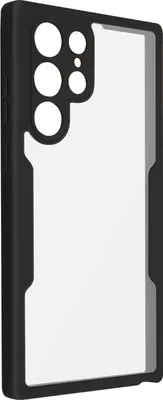 Obrázek produktu pro Nárazuvzdorné pouzdro Samsung S23 Ultra, tvrdá zadní strana + silikonový okraj - černé