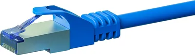 Produktbild von CAT 6a Netzwerkkabel LSOH - S/FTP - 0,50 Meter - Blau