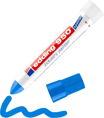 Produktbild von Edding e-950 Industrie Pastenmarker blau 4-950003