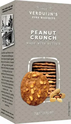 Produktbild von Verduijns Peanut Crunch - Erdnussgebäck