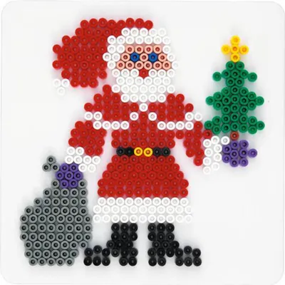 Image de Hama Midi Strijkkralenbordje - Kerstman