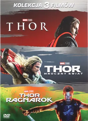 Produktbild von Thor Trilogy: Thor / Thor: The Dark World / Thor: Ragnarok (nur Originalversion) [3xDVD]