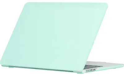 Produktbild von Mobigear Cream Matte Schutzhülle für MacBook Air 13 Zoll (2022-2026), Hartschalenhülle, Laptop-Schutz, MacBook-Hülle - Grün - Modell A2681 / A3113 / A3240 / A3449