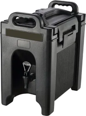 Produktbild von Thermischer Getränkespender – Warm/Kalt – 10 Liter – Isoliert – Schwarzer Getränkedispenser