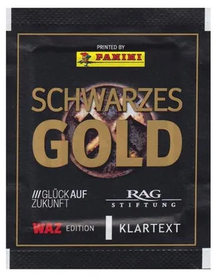 Produktbild von Schwarzes GOLD - Sammel Sticker - 1 Tüte
