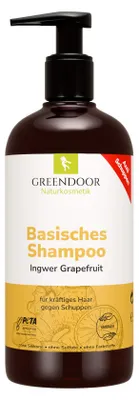 Produktbild von GREENDOOR Basisches Shampoo Ingwer Grapefruit