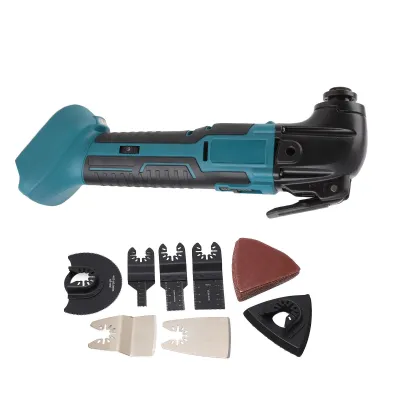 Image de Kit d'outils oscillants,Multitool oscillant,Scie oscillante multi outil,Outil oscillant pour le travail du bois,Outil oscillant sans fil,Outil oscillant pour BL1830 BL1840