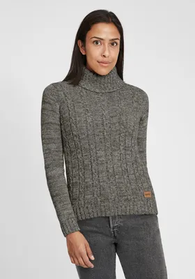 Produktbild von OXMO OXPhilipa Damen Rollkragenpullover Pullover mit Rollkragen 100% Baumwolle Regular fit