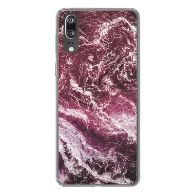Produktbild von MuchoWow® Handyhülle Schutzhülle Hülle für Huawei P20 Marmor - Naturstein - Mineralien Silikon Softcase Handy Hülle - Hardcover