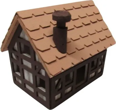 Produktbild von Nagetier Haus Naturholz Mäuse Hamster Royal Resort Cottage, 16 x 12 x 13 cm