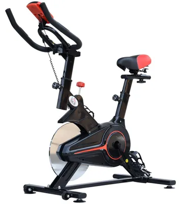 Obrázok produktu pre Ergometer – cvičebný bicykel do domácnosti | Farba: čierna | Rozmery: 18,5 x 40,16 x 44,8 cm