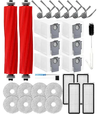 Produktbild von INF 29-teiliges Ersatzteil-Set Roboterstaubsauger ABS Nylon Silikon