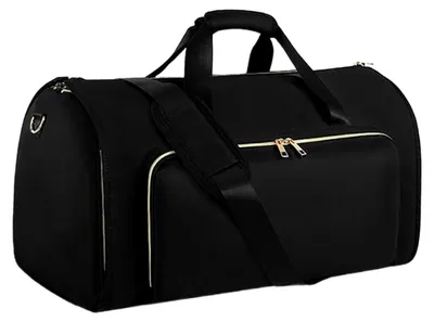 Produktbild von Reise-Duffle-Kleidersack, faltbar und rollbar, Schwarz