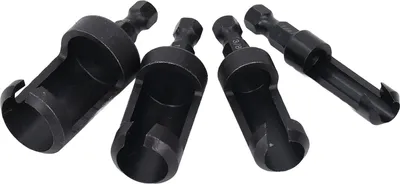Obrázek produktu pro sada 4 kusů vrtáků na dřevo 1/4in 3/8in 1/2in 5/8in Hex Shank Sada vrtáků na dřevo pro obrábění dřeva