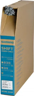 Image de Shimano 1.2 X 2100 Mm Câble de dérailleur 100 unités argent argent One Size