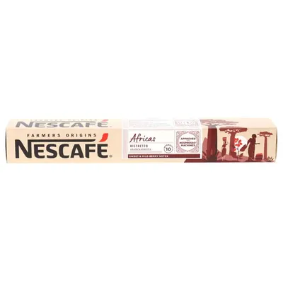 Zdjęcie produktu dla Nescafe Farmers Origins Africas Ristretto Coffee 10 Kapseln 55g