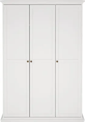 Zdjęcie produktu dla Venedig szafa na ubrania 3-drzwi szerokość 138 cm, wysokość 200 cm biały.