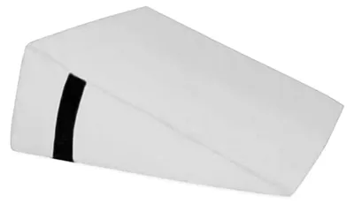 Productafbeelding van QUIRUMED Driehoekskussen, afmetingen 28 x 30 x 13 cm, kleur wit, ergonomisch, kunstleer