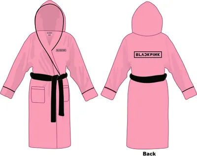 Produktbild von BlackPink - Logo Uni Medium - Großer Bademantel - Pink