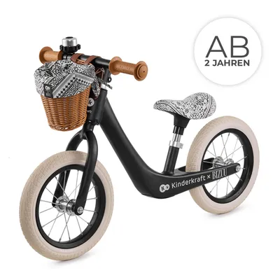 Obrázek produktu pro Kinderkraft Balance Bike Rapid 2 BIZUU Collection / Balanční kolo, Kinderkraft:Black, Obrázek vytvořený pomocí AI