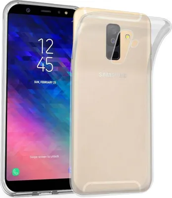 Produktbild von Cadorabo Hülle für Samsung Galaxy A6 PLUS 2018 Schutz Hülle in Transparent Schutzhülle TPU Silikon Cover Etui Case