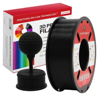 Produktbild von PLA-Filament, 1,75 mm, für 3D-Drucker und Stifte, schwarz