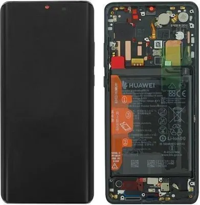 Produktbild von Original OLED Display Touchscreen Bildschirm Rahmen & Akku Schwarz für Huawei P30 Pro