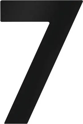 Immagine prodotto di Numero civico Meister 7 120 mm nero