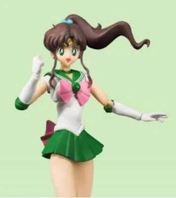 A figurine of Sailor Jupiter from Sailor Moon.