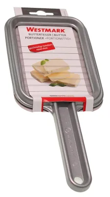 Obrázek produktu pro Dělička/porcovník na máslo Westmark, hliník/nerezová ocel, 25,8 x 11,5 x 1,3 cm
