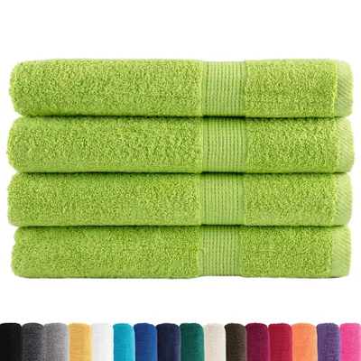Immagine prodotto di Asciugamani Premium SOLUND 4 pz Verdi 100x200 cm 600 g/m²