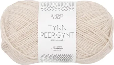 Produktbild von Sandnes Tynn Peer Gynt 50g - Norwegische Wolle 2641 natur melert