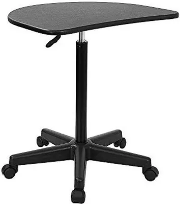Produktbild von Famanu Laptop-Tisch mit Rollen - Höhenverstellbar - Beistelltisch für das Bett