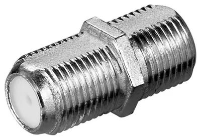 Produktbild von Verbinder F-Buchse > F-Buchse (silber)