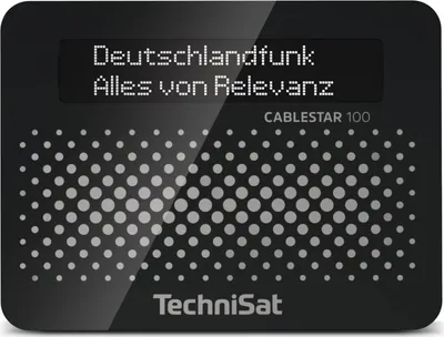 Produktbild von TechniSat CABLESTAR 100 DAB+ Radio Kabel OLED-Display Uhrzeitanzeige