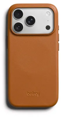 Produktbild von Bellroy, MagSafe Leder Schutzhülle für iPhone 18 Pro / iPhone 17 Pro Serie Leather, Camel