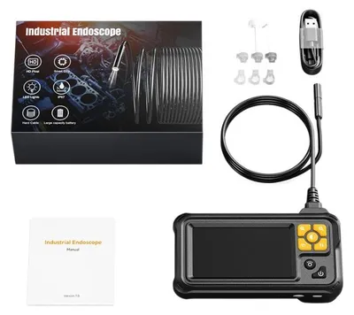 Produktbild von Endoskop Kamera mit Display, 4,3 Zoll IPS Bildschirm, 1080P HD Inspektionskamera mit 10m Kabel, IP67 wasserdicht, LED Licht für Auto, Rohr und Heimwerker