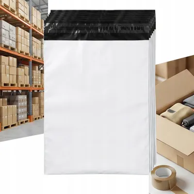 Produktbild von Weiße Kurier-Versandtaschen 4XL 450 x 550 mm – 50 Stück